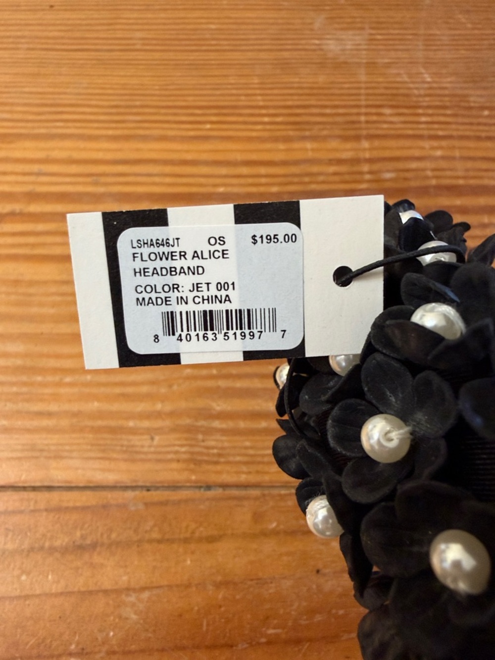 Lele Sadoughi Flower Alice headband, NWT - Picture 7 of 7
